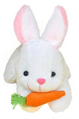 

DMGC Soft Cute Rabbit With Carrot - 8 cm(White)
