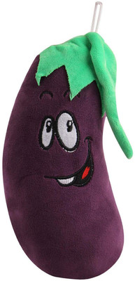 

gaju Kids Favarite 25cm Brinjal Vegetable Stuffed Soft Toy - 25 cm(Multicolor)