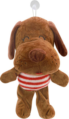 

Miss & Chief Cute Standing Dog With Cloths - 20 cm(Brown)