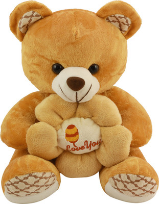 

Miss & Chief Cute Teddy Bear With Sun Flower | Non-toxic and soft fabric Huggable and Loveable for someone special | Lovely Valentine Teddy Bear for Gift - 30 cm(Brown)