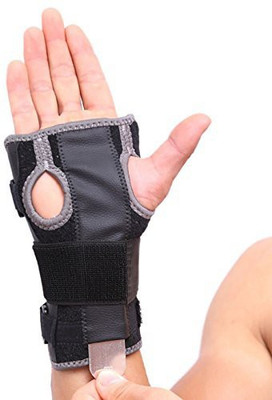 

CGT 1Pc Wrist hand Splint Support, Forearm Splint Adjustable Breathable Wrist Brace Wrist Support (, Black and Grey, Multicolor