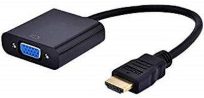 

HOC TV-out Cable PJS_660P HDMI to VGA Cable compatible for laptop/PC/TV/Tablet/Projector/Xbox(Multicolor, For Computer)
