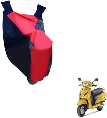 NIKS Two Wheeler Cover for Honda(Activa 5G, Black, Red)