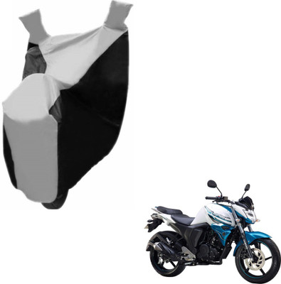 NIKS Two Wheeler Cover for Yamaha(FZ-S, Black, Silver)