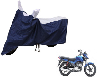 Auto Hub Two Wheeler Cover for Mahindra(Stallio, Blue, Silver)