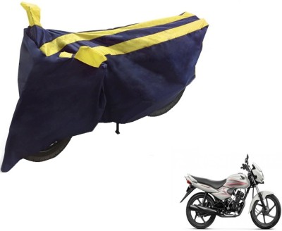 NIKS Two Wheeler Cover for Honda(Dream Neo, Black, Yellow)