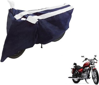 NIKS Two Wheeler Cover for Royal Enfield(Thunderbird 500, Black, White)