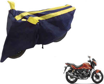NIKS Two Wheeler Cover for Hero(CBZ Extreme, Black, Yellow)