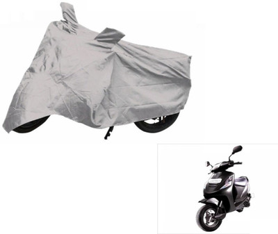 NIKS Two Wheeler Cover for Mahindra(Kine, Silver)