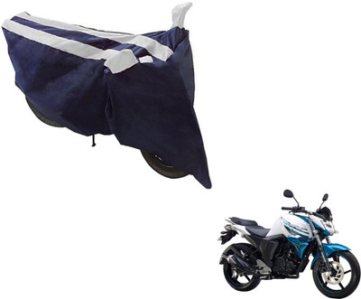 NIKS Two Wheeler Cover for Yamaha(FZ-S, Black, Silver)