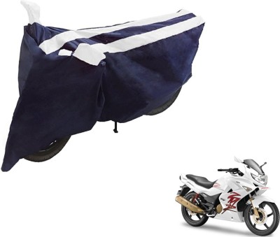 NIKS Two Wheeler Cover for Hero(Karizma ZMR, Black, White)