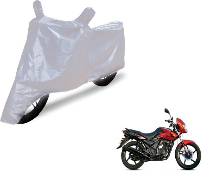 NIKS Two Wheeler Cover for TVS(Flame DS 125, Silver)