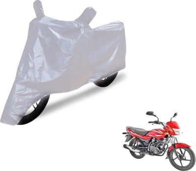 NIKS Two Wheeler Cover for Bajaj(Platina 100 DTS-i, Silver)