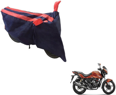NIKS Two Wheeler Cover for Hero(CBZ Extreme, Black, Orange)