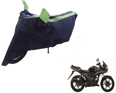 NIKS Two Wheeler Cover for Honda(CBF Stunner, Black, Green)