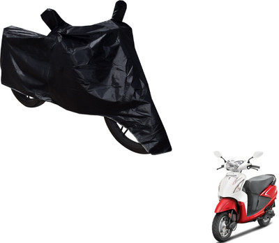 NIKS Two Wheeler Cover for Hero(Pleasure, Black)