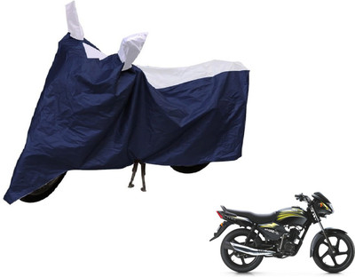 Auto Hub Two Wheeler Cover for TVS(Star City, Blue, Silver)