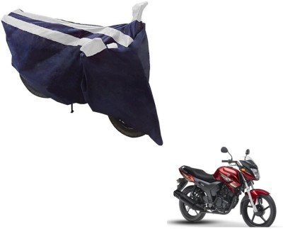 NIKS Two Wheeler Cover for Yamaha(SZ X, Black, Silver)