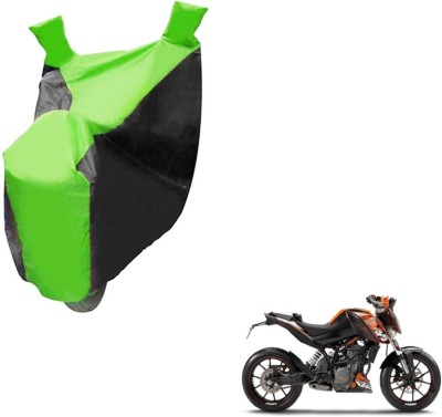 NIKS Two Wheeler Cover for KTM(Duke 200, Black, Green)