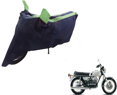 NIKS Two Wheeler Cover for Yamaha(RD 350, Black, Green)