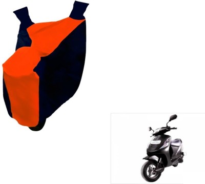 NIKS Two Wheeler Cover for Mahindra(Kine, Black, Orange)