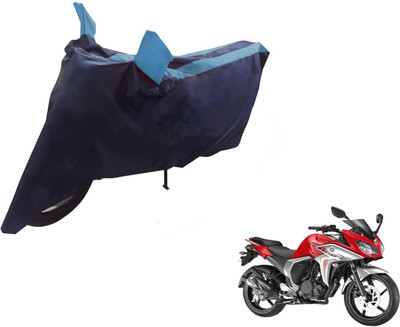 NIKS Two Wheeler Cover for Yamaha(Fazer, Black, Blue)