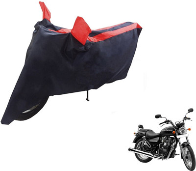 NIKS Two Wheeler Cover for Royal Enfield(Thunderbird 350, Black, Red)