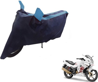 NIKS Two Wheeler Cover for Hero(Karizma ZMR, Black, Blue)