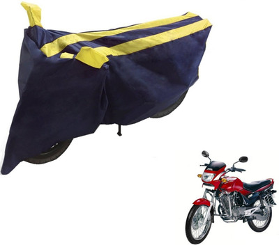 NIKS Two Wheeler Cover for Hero(Ambition, Black, Yellow)