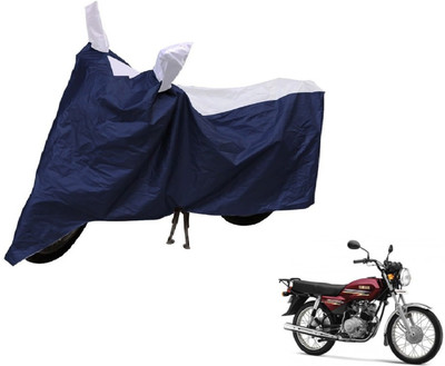 Auto Hub Two Wheeler Cover for Yamaha(Crux, Blue, Silver)