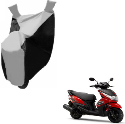 NIKS Two Wheeler Cover for Yamaha(Ray Z, Black, Silver)