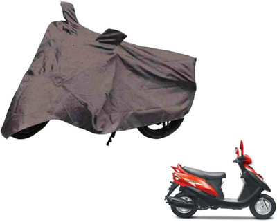 NIKS Two Wheeler Cover for Mahindra(Flyte, Grey)
