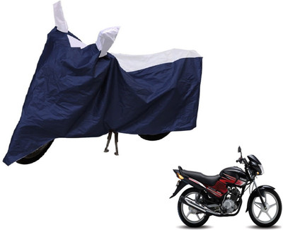 Auto Hub Two Wheeler Cover for Yamaha(YBR 125, Blue, Silver)