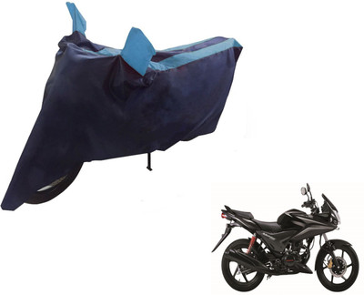 NIKS Two Wheeler Cover for Honda(CBF Stunner, Black, Blue)