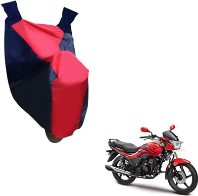 NIKS Two Wheeler Cover for Hero(Passion Xpro, Black, Red)