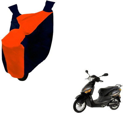 NIKS Two Wheeler Cover for Hero(Electric Zippy, Black, Orange)