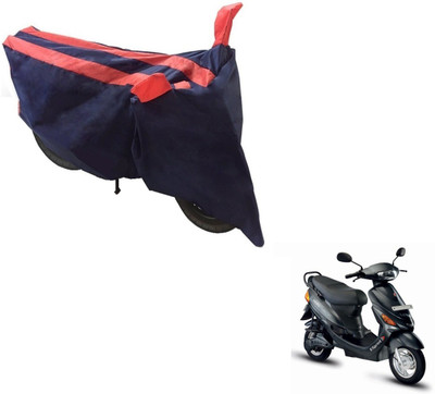 NIKS Two Wheeler Cover for Hero(E Sprint, Black, Orange)