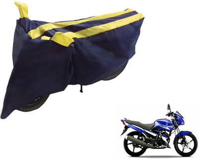 NIKS Two Wheeler Cover for Yamaha(Gladiator, Black, Yellow)