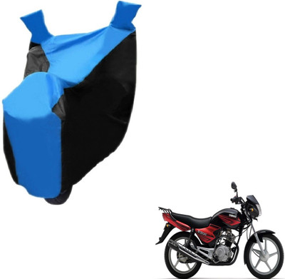 NIKS Two Wheeler Cover for Yamaha(YBR 125, Black, Blue)