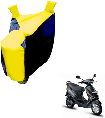 NIKS Two Wheeler Cover for Hero(E Sprint, Black, Yellow)