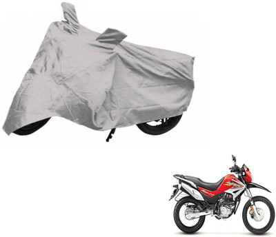 NIKS Two Wheeler Cover for Hero(Impulse, Silver)