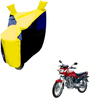 NIKS Two Wheeler Cover for Hero(Ambition, Black, Yellow)