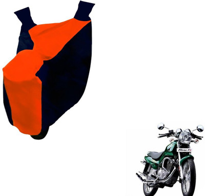 NIKS Two Wheeler Cover for TVS(Fiero F2, Black, Orange)