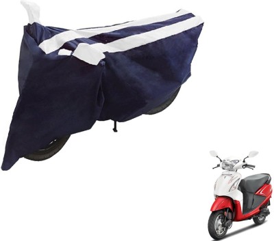 NIKS Two Wheeler Cover for Hero(Pleasure, Black, White)