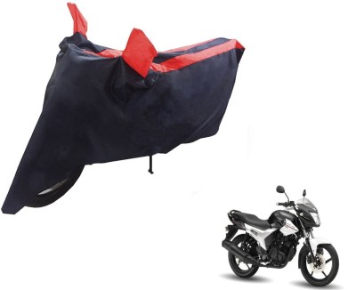 NIKS Two Wheeler Cover for Yamaha(SZ R, Black, Red)