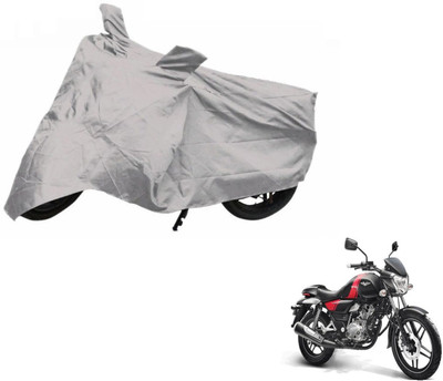 NIKS Two Wheeler Cover for Bajaj(V 150, Silver)