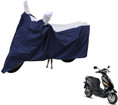 Auto Hub Two Wheeler Cover for Hero(Electric Cruz, Blue, Silver)