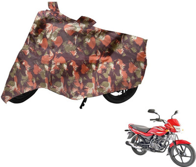 NIKS Two Wheeler Cover for Bajaj(Platina 100 DTS-i, Multicolor)