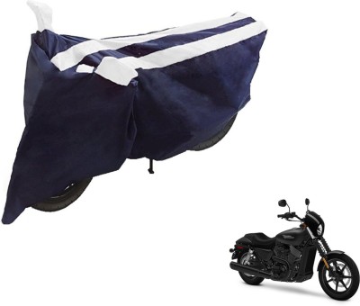 NIKS Two Wheeler Cover for Harley Davidson(Black, White)