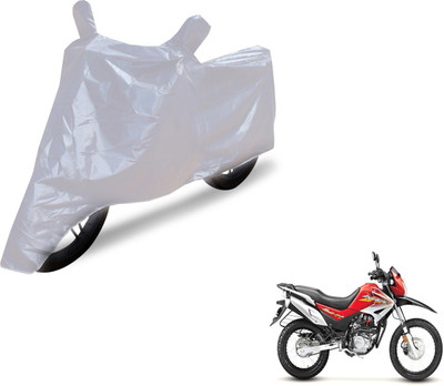 NIKS Two Wheeler Cover for Hero(Impulse, Silver)
